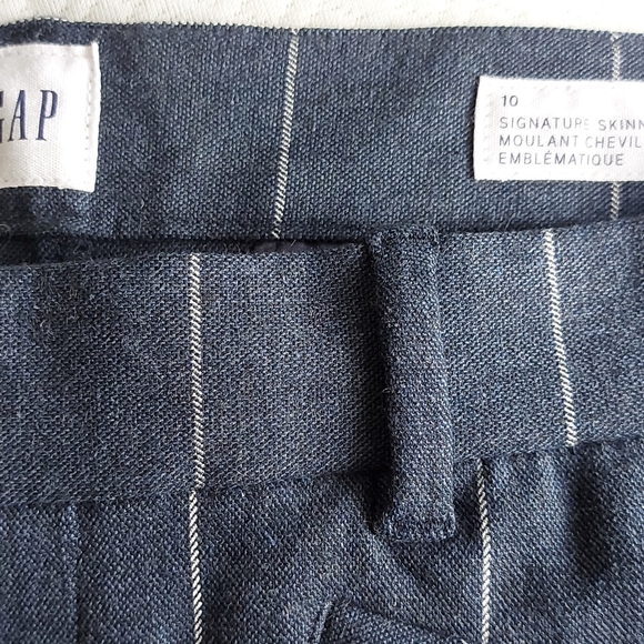 GAP trousers, size 10, skinny ankle, inseam 28", heavier weight fabric - Picture 3 of 5